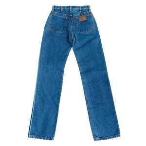 Vintage 1980s Wranglers Junior Cowboy Cut Rigid Jeans USA / Size Tag 5 X 36